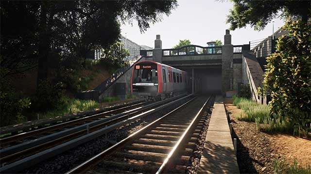 Khám phá tuyến đường sắt đẹp như tranh vẽ trong SubwaySim Hamburg