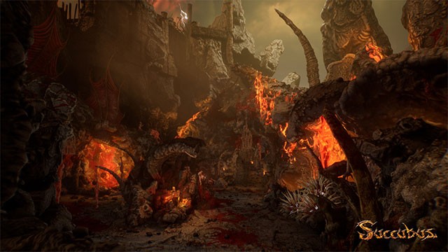 Bối cảnh chính của game Succubus là địa ngục tăm tối với đầy quỷ dữ và cạm bẫy