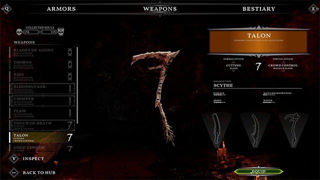 Tận dụng vũ khí, áo giáp và lời nguyền ma quỷ để đánh bại những kẻ ngáng đường