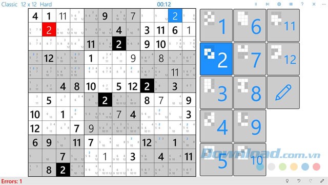 Chọn bàn chơi và cấp độ