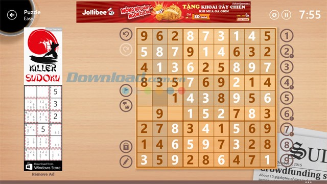 Luật chơi game Sudoku