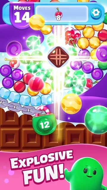 Sugar Blast cho Android mang tới trải nghiệm thú vị