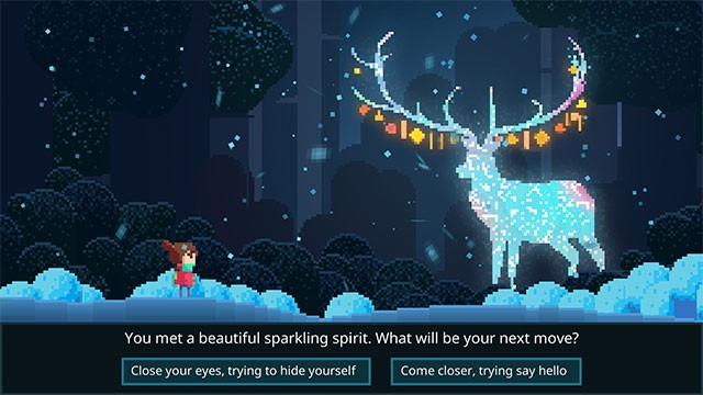 Tương tác với các nhân vật mà bạn gặp trên đường đi