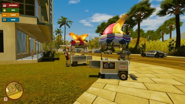 Cạnh tranh với những người bán rong và bạn bè trong Summer Delicious Simulator game