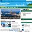 Summer Style Blog Template - Free Travel Theme