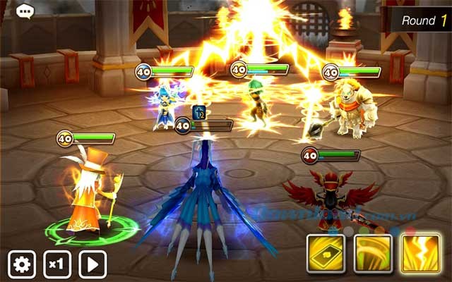 Chiến đấu trên đấu trường Sky Arena