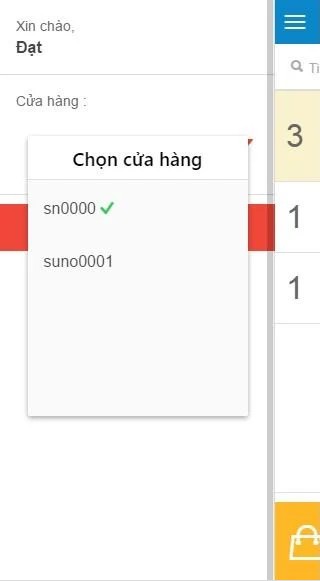 Quản lý bán hàng bằng phần mềm Suno