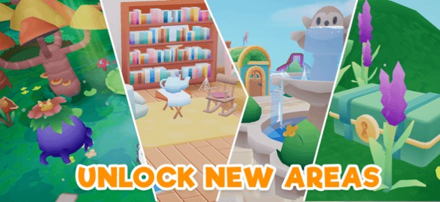 Mở khóa các khu vực mới nhiều điều thú vị