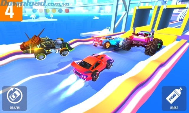 Cạnh tranh cùng đối thủ khác trên các cung đường đua tuyệt đẹp