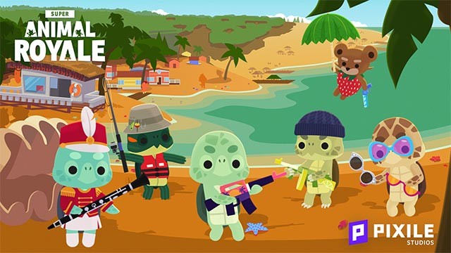 Siêu rùa là biến thể động vật mới góp mặt trong Super Animal Royale game