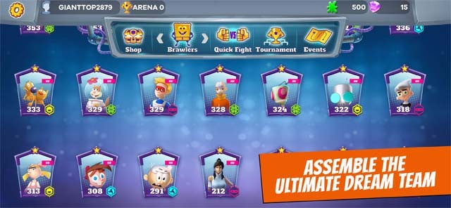 Hình thành một team trong mơ của bạn với các nhân vật hoạt hình quen thuộc