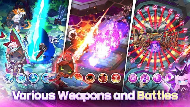 Vô vàn vũ khí và tham gia các trận chiến gay cấn, ngoạn mục