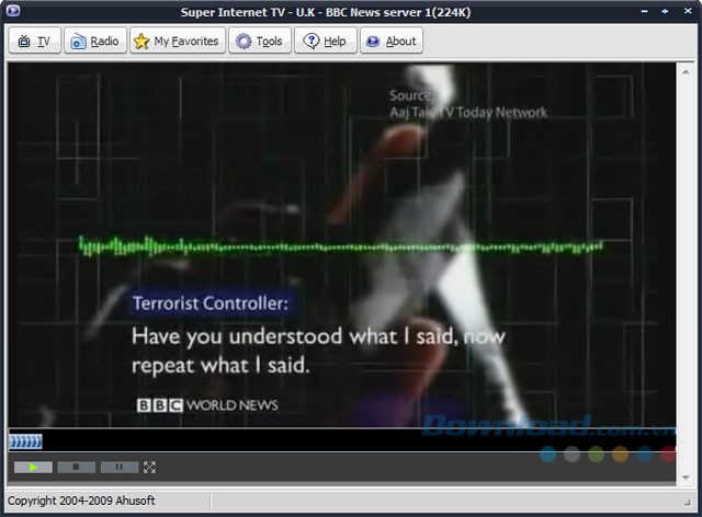 Giao diện Super Internet TV