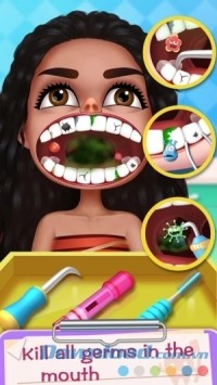 Super Mad Dentist cho Android giết vi khuẩn sâu răng