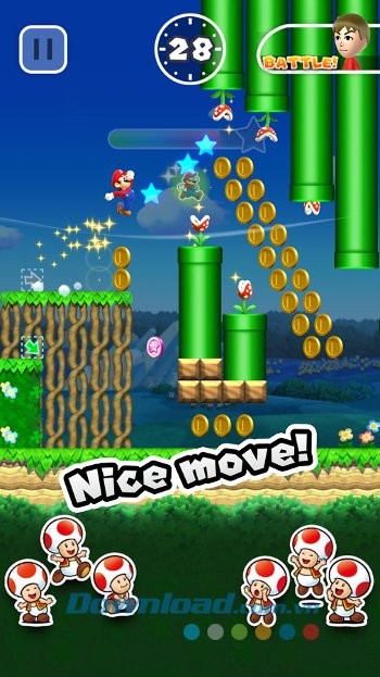 Thi tài với người chơi khác trong chế độ Toad Rally