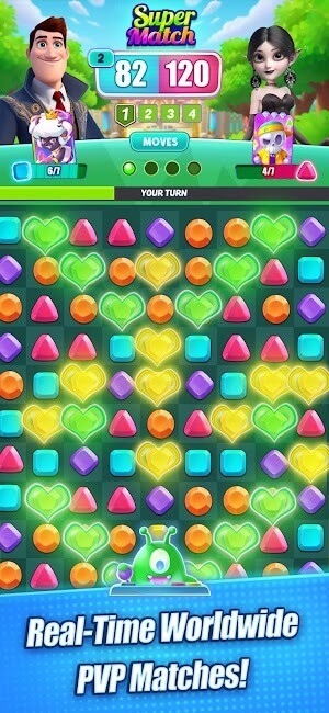 Tham gia các trận đấu PvP toàn cầu thời gian thực