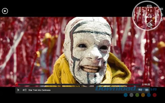 Giao diện Netflix khi có thêm ứng dụng Super Netflix