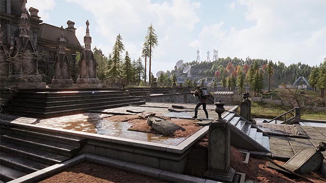 Di chuyển khắp bản đồ để thu thập item dùng để nâng cấp vũ khí, trang bị