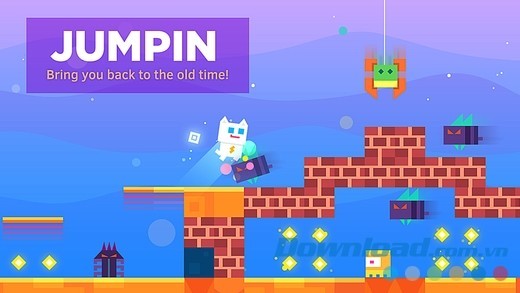 Thiết kế đồ họa đẹp và vui mắt trong Super Phantom Cat cho iOS