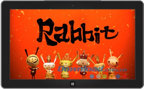 Super Prosperous Year of the Rabbit theme