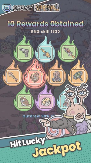 Điều khiển ốc sên của bạn chiến đấu và thu thập nhiều phần thưởng hấp dẫn trong game Super Snail