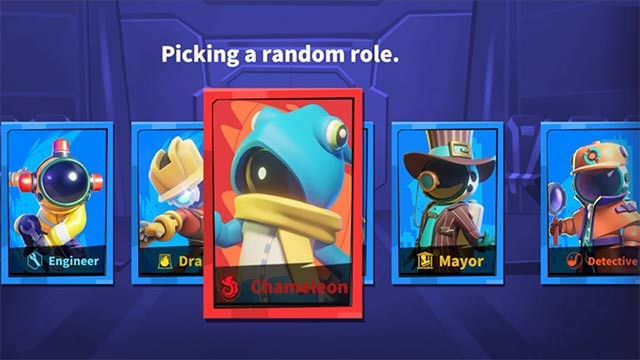 Chọn 1 vai ngẫu nhiên trong Super Sus: thành viên phi hành đoàn, kẻ mạo danh hoặc trung lập