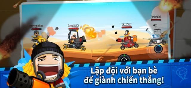 Tham gia trận đấu tăng tổ đội với bạn bè