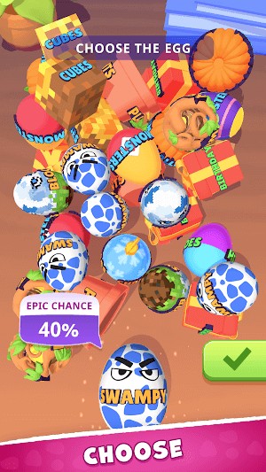 Chọn và bóc các quả trứng để khám phá điều bất ngờ