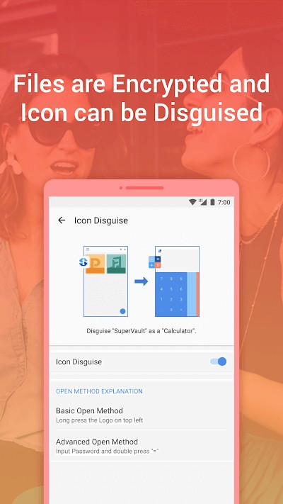 Thay đổi icon của SuperVault để tránh con mắt tò mò