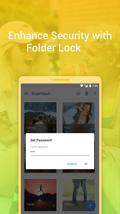 SuperVault hỗ trợ bảo mật khoá thư mục