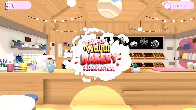 Quản lý tiệm bánh toàn mỹ nữ trong game mô phỏng Super Waifu Bakery Simulator