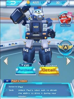 Chơi cùng các nhân vật trong phim hoạt hình Super Wings
