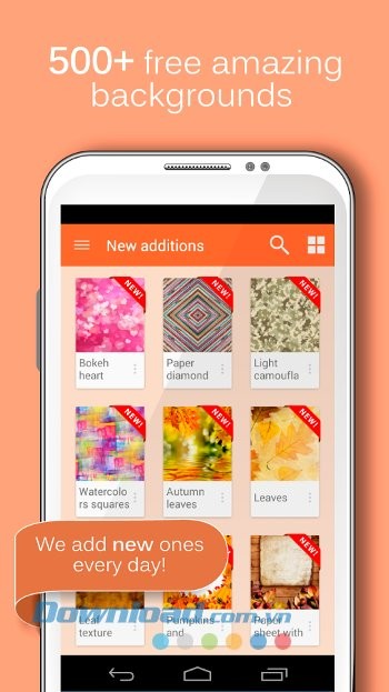 SuperBanner gồm hơn 500 hình nền miễn phí