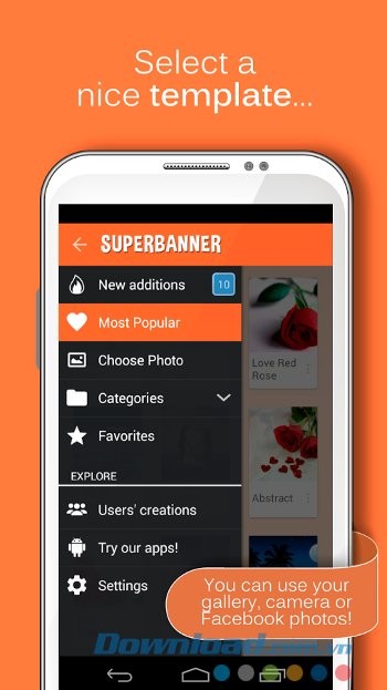 SuperBanner sở hữu kho template đẹp mắt