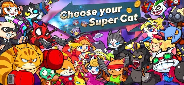 Chọn siêu anh hùng mèo và bước vào cuộc chiến