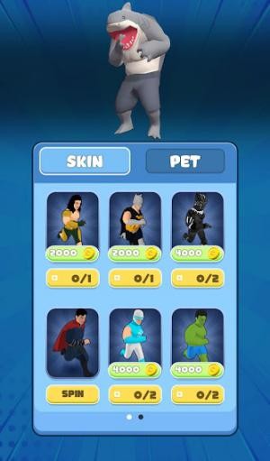 Chơi trong vai nhiều siêu anh hùng khác nhau