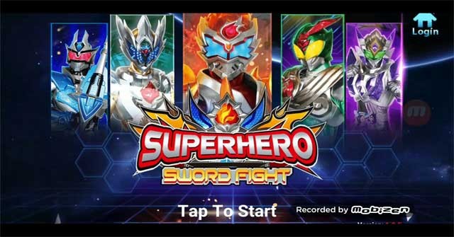 Vào vai một siêu nhân thần kiếm và cùng đồng đội đánh bại mọi kẻ thù trong game Superheroes Fight