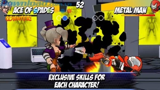 Mỗi chiến binh sở hữu một kỹ năng đặc biệt