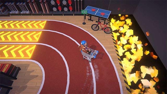 Phương tiện đua của bạn chính là chiếc xe đẩy hàng ở siêu thị