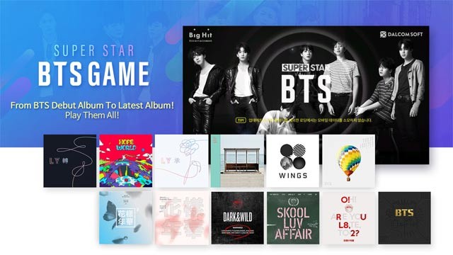 Trải nghiệm game âm nhạc với loại bài hát hit của BTS