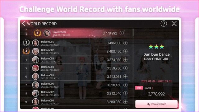 Cạnh tranh cùng cộng đồng người hâm mộ trên toàn thế giới