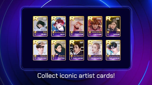 Thu thập các thẻ nghệ sĩ biểu tượng trong game SUPERSTAR WAKEONE