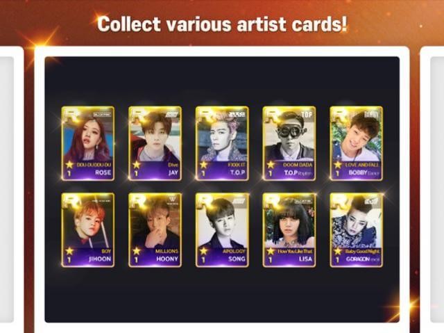 Thu thập các thẻ nghệ sĩ bạn yêu thích