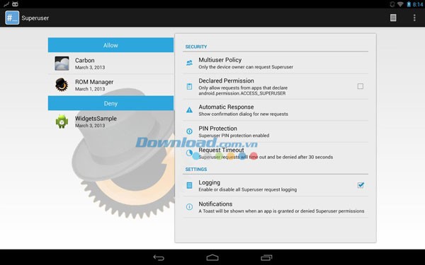 Superuser for Android