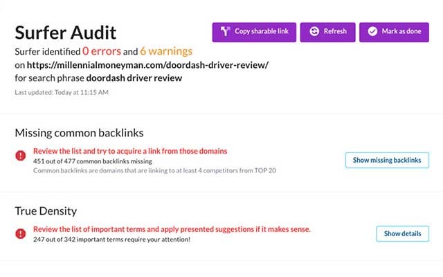 Hiển thị khoảng cách nội dung trong các bài đăng
