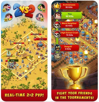 Tham gia các trận chiến PvP thời gian thực