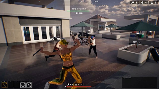 Tận dụng mọi đồ vật trong Survival Frenzy để chiến đấu và sống sót