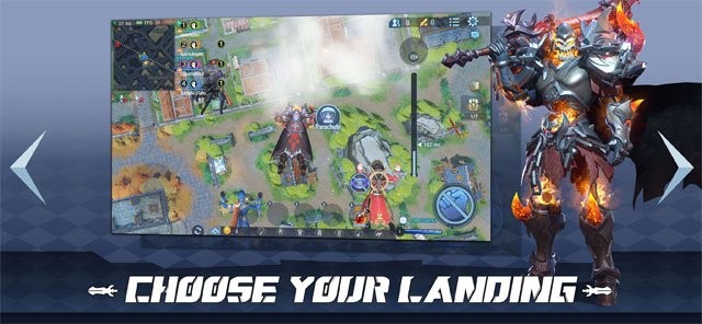 Chọn vị trí tiếp đất để sẵn sàng cho cuộc chiến