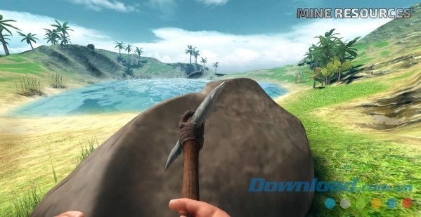 Khai thác tài nguyên trong thế giới rộng lớn của Survival Island: Evolve Pro! cho Android