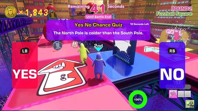 Trả lời câu hỏi trắc nghiệm để quyết định lợi thế cho vòng đấu